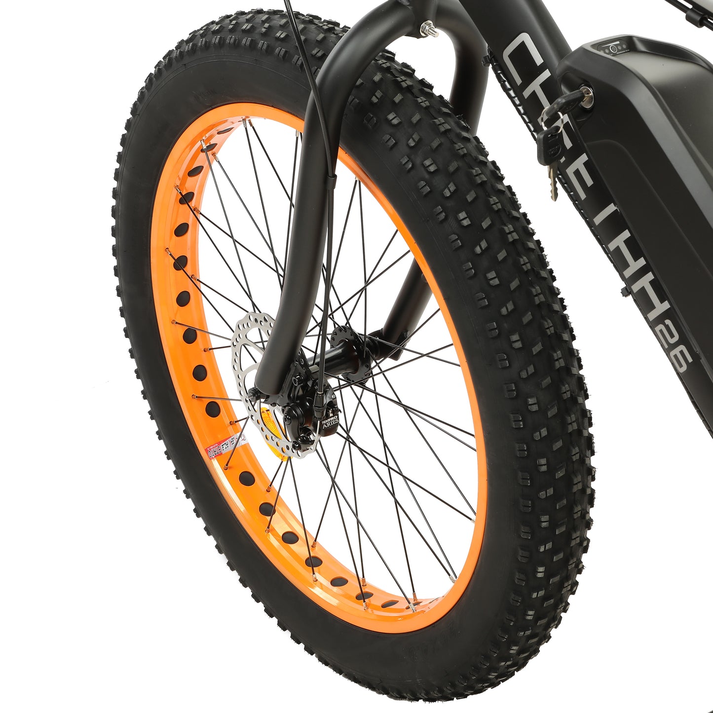 UL Certified | Ecotric Cheetah 26" Fat Tire Beach Snow Electric Bike