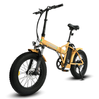 Ecotric 48V 12.5Ah Fat Tire Portable and Folding Electric Bike with LCD display