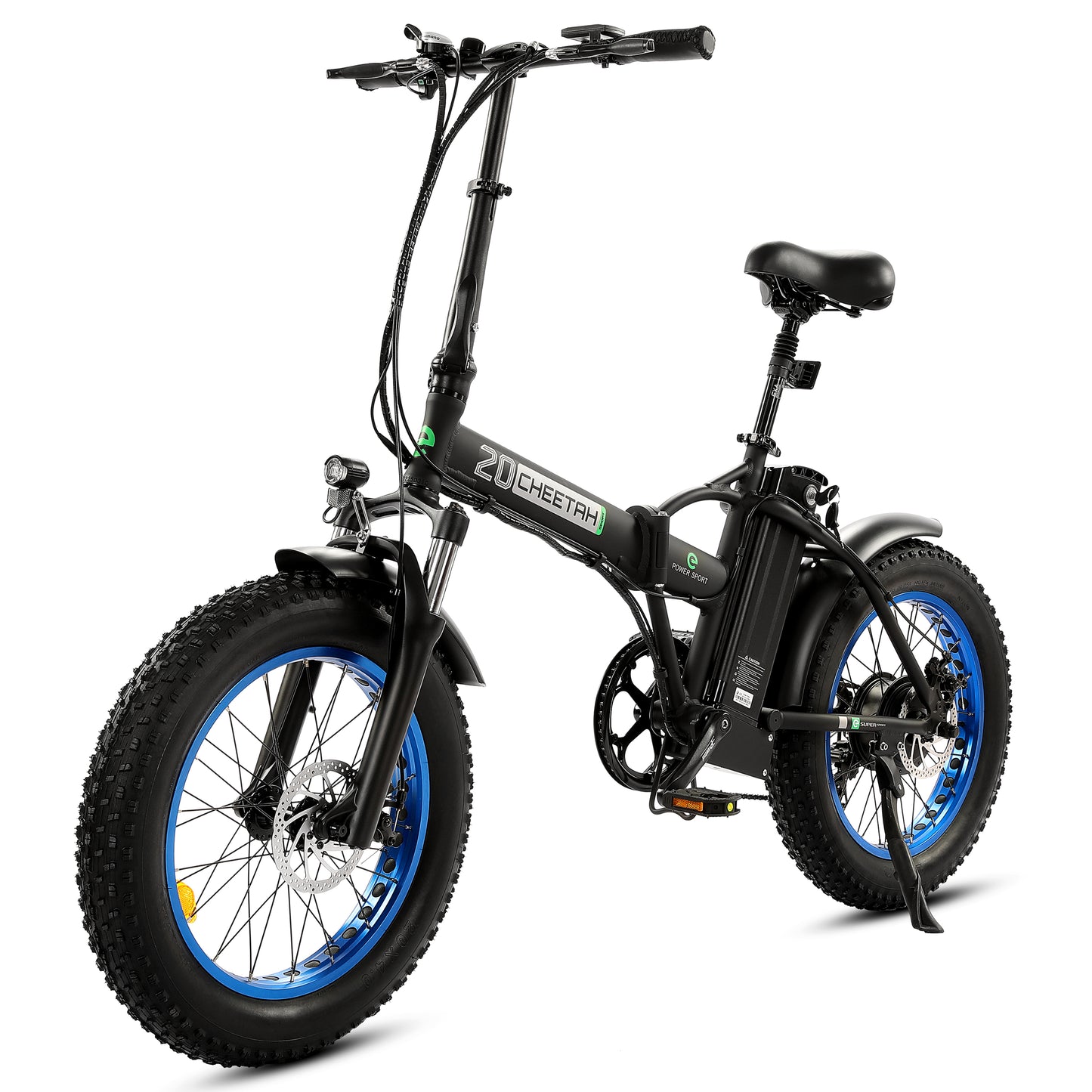 Ecotric 48V 12.5Ah Fat Tire Portable and Folding Electric Bike with LCD display
