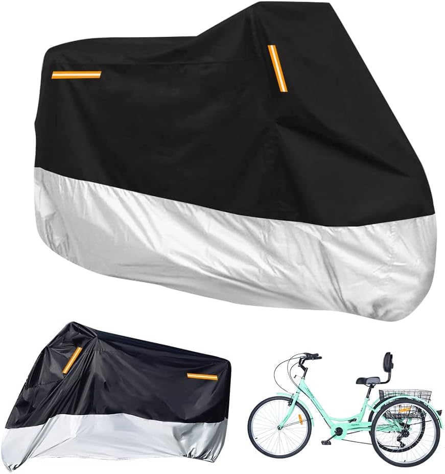 Premium Adult Tricycle Cover Fit All 3-Wheel Bikes or Motorcycles