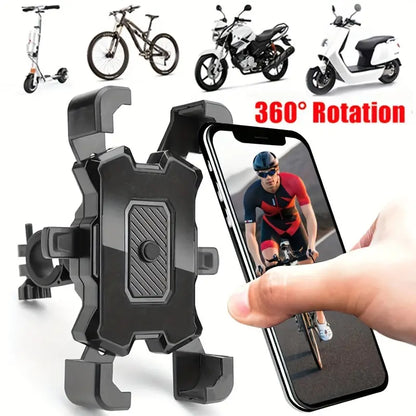 Bike Motorcycle Auto Lock Phone Holder
