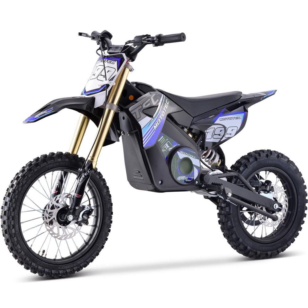 MotoTec 48v Pro Electric Dirt Bike 1600w Lithium - TopRideElectric MotoTec