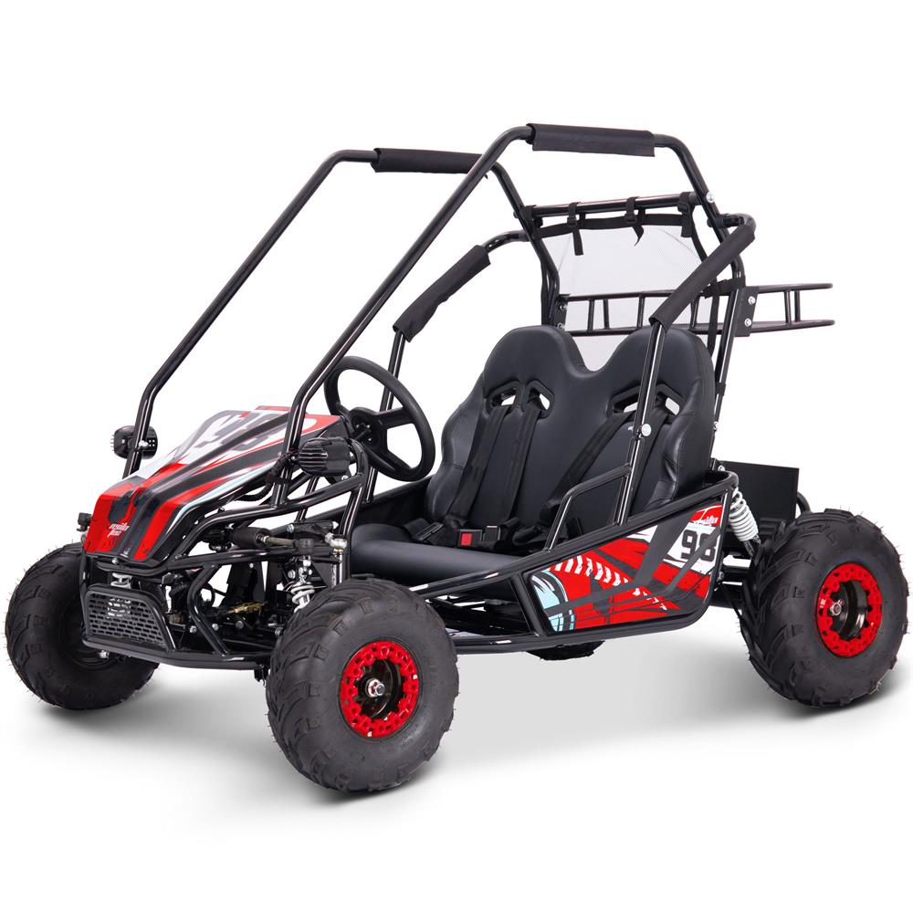 MotoTec Mud Monster XL 60v 2000w Electric Go Kart Full Suspension - TopRideElectric MotoTec