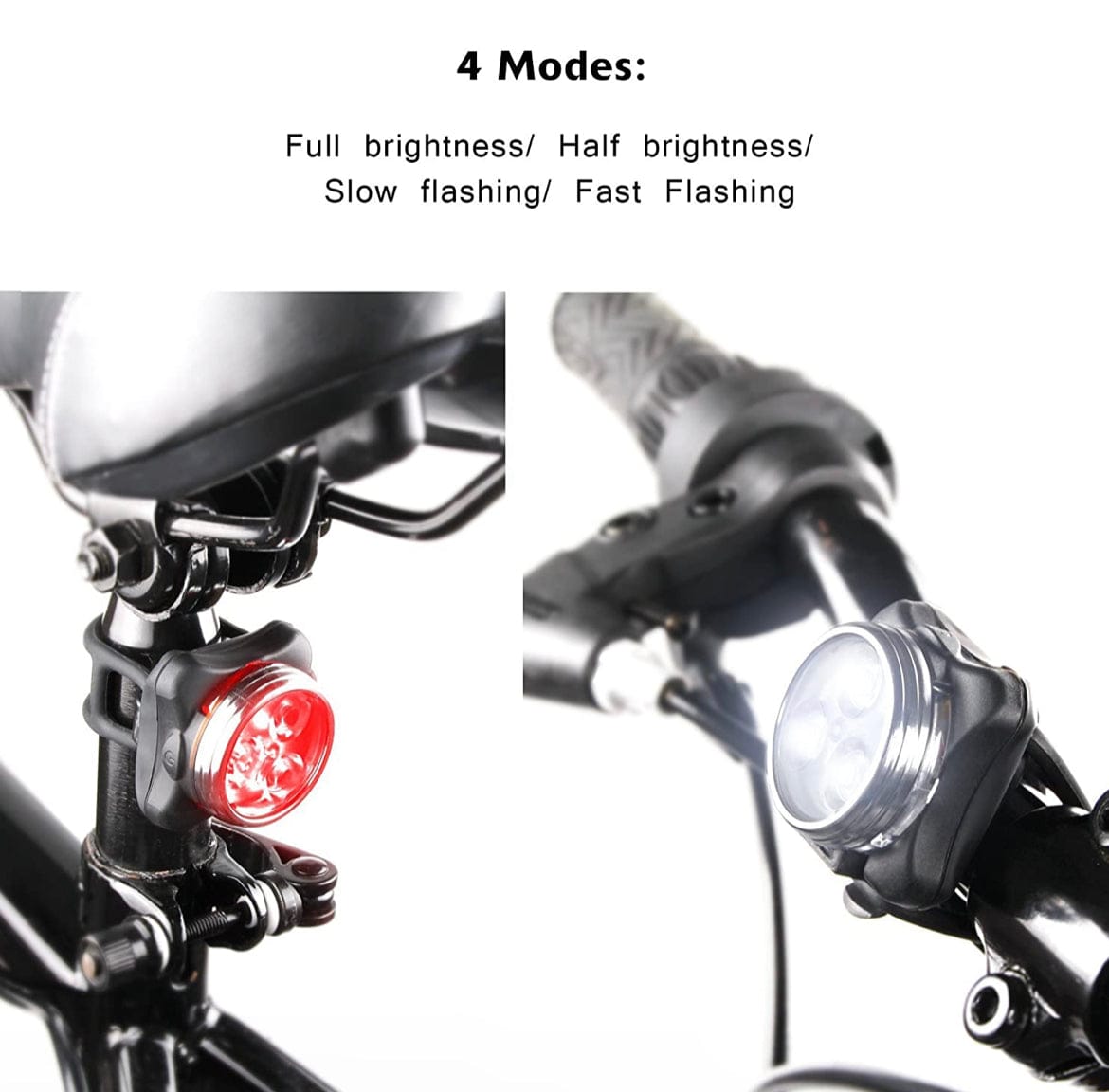 Ascher USB Rechargeable Bike Light Set - TopRideElectric TopRideElectric