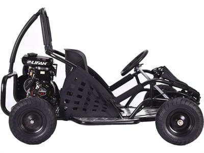 MotoTec Off Road Go Kart 79cc Black - TopRideElectric MotoTec