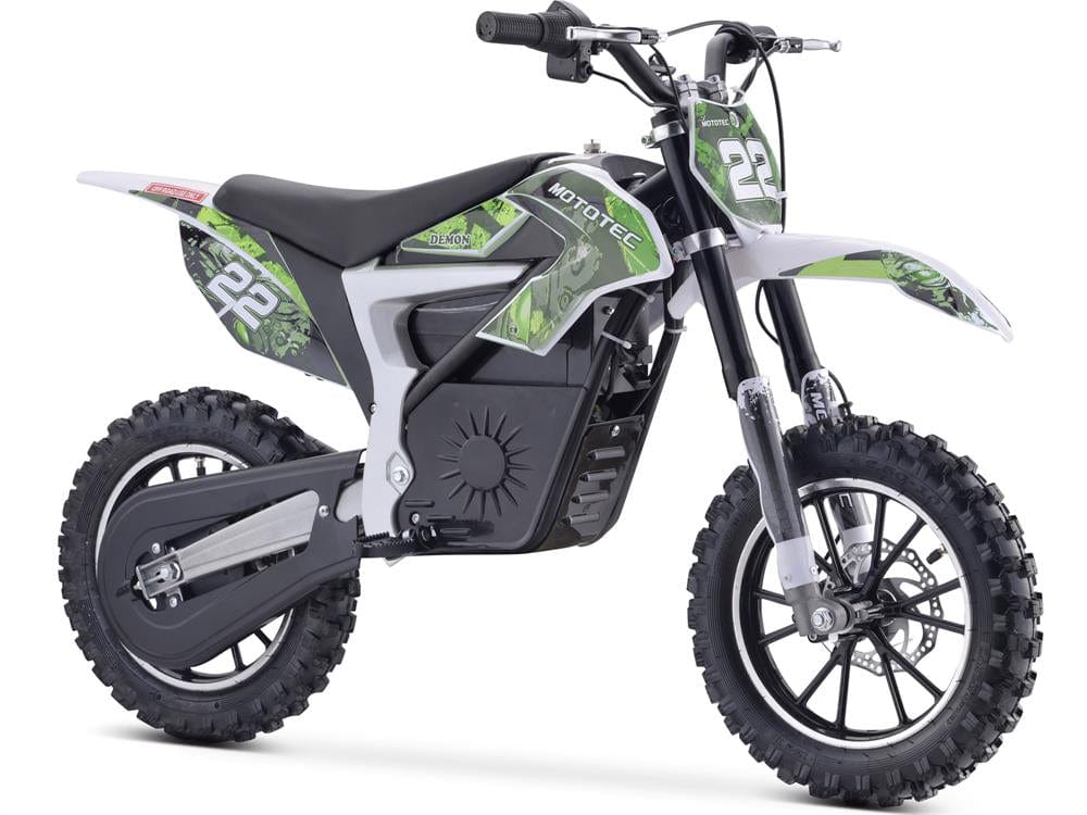 MotoTec 36v 500w Demon Lithium Electric Dirt Bike - TopRideElectric MotoTec
