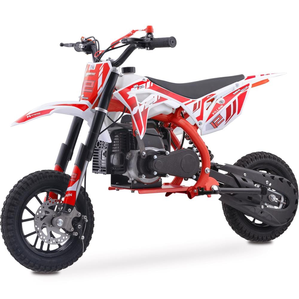 MotoTec Villain 52cc 2-Stroke Kids Gas Dirt Bike - TopRideElectric MotoTec