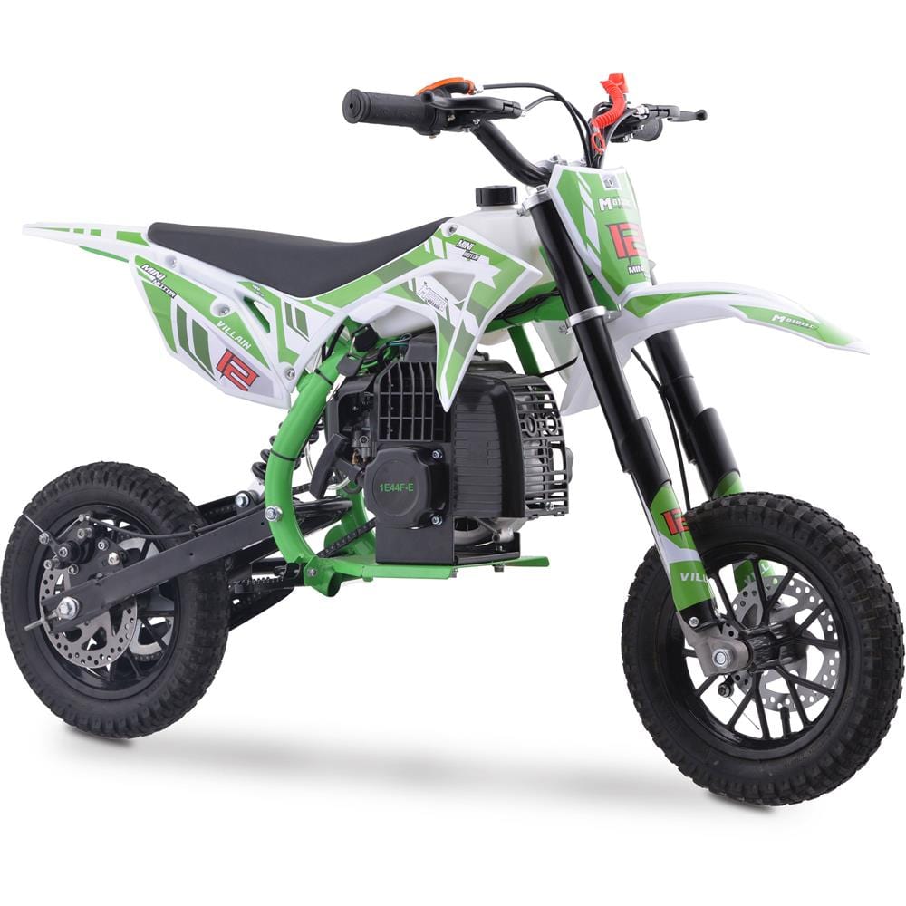 MotoTec Villain 52cc 2-Stroke Kids Gas Dirt Bike - TopRideElectric MotoTec