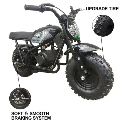 SYX MOTO YETTI 50cc Mini Dirt Bike - TopRideElectric SYXMoto