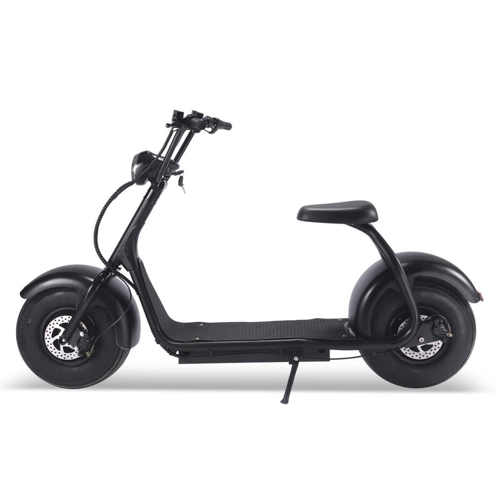 MotoTec Fat Tire 60v 18ah 2000w Lithium Electric Scooter Moped - TopRideElectric MotoTec
