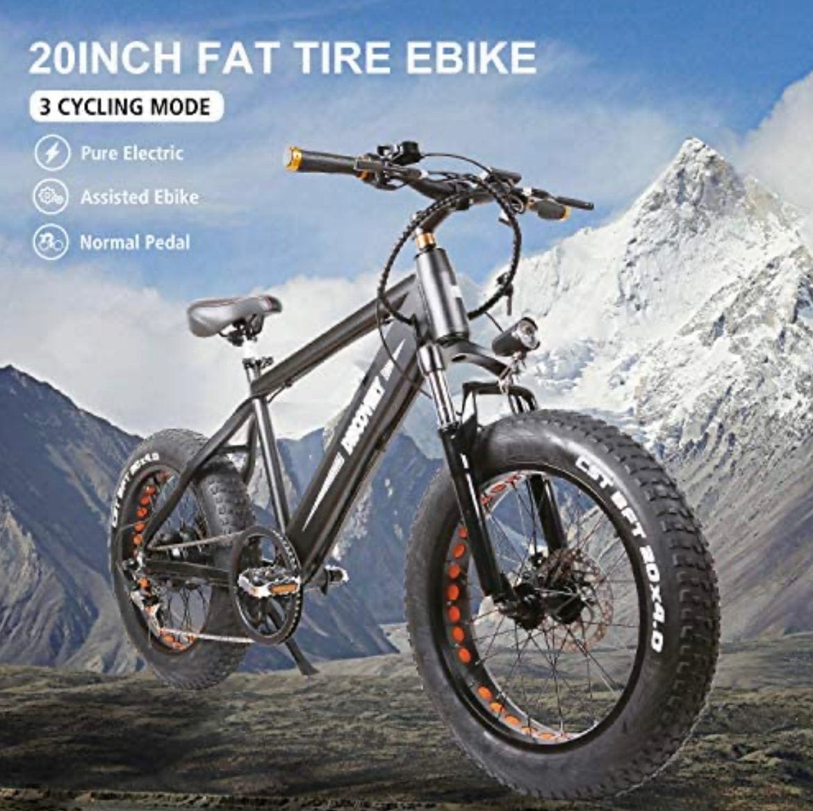 Best Electric Bike | NAKTO Discovery Fat Tire Electric Bicycle - TopRideElectric Nakto