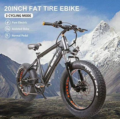 Best Electric Bike | NAKTO Discovery Fat Tire Electric Bicycle - TopRideElectric Nakto