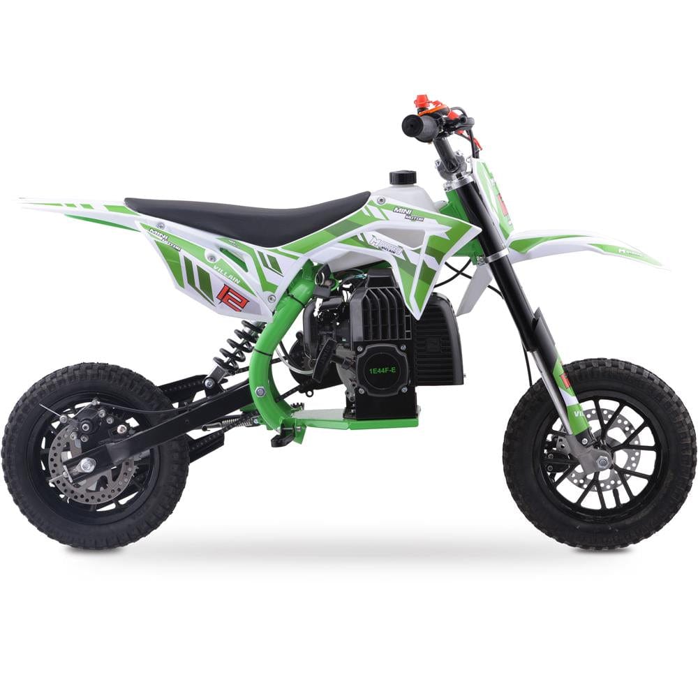 MotoTec Villain 52cc 2-Stroke Kids Gas Dirt Bike - TopRideElectric MotoTec