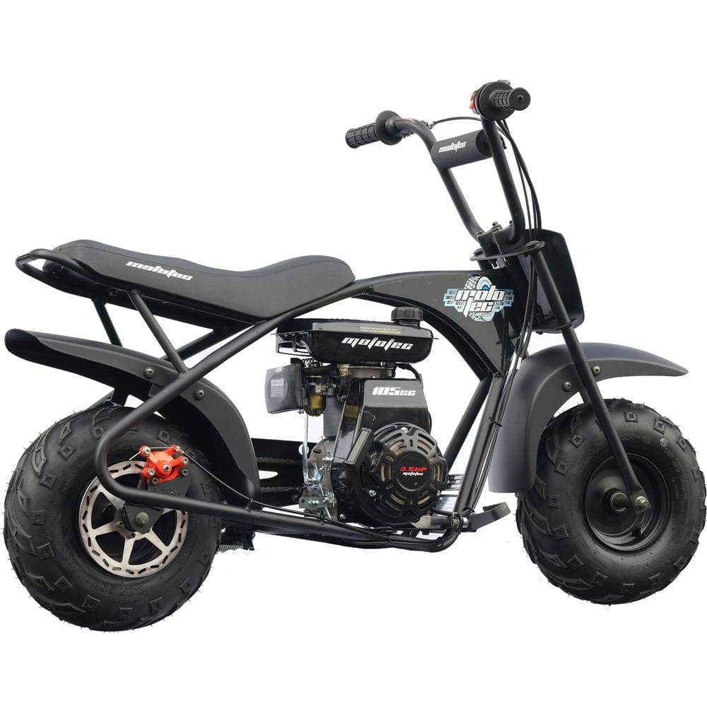 MotoTec 105cc 3.5HP Gas Powered Mini Bike - TopRideElectric MotoTec