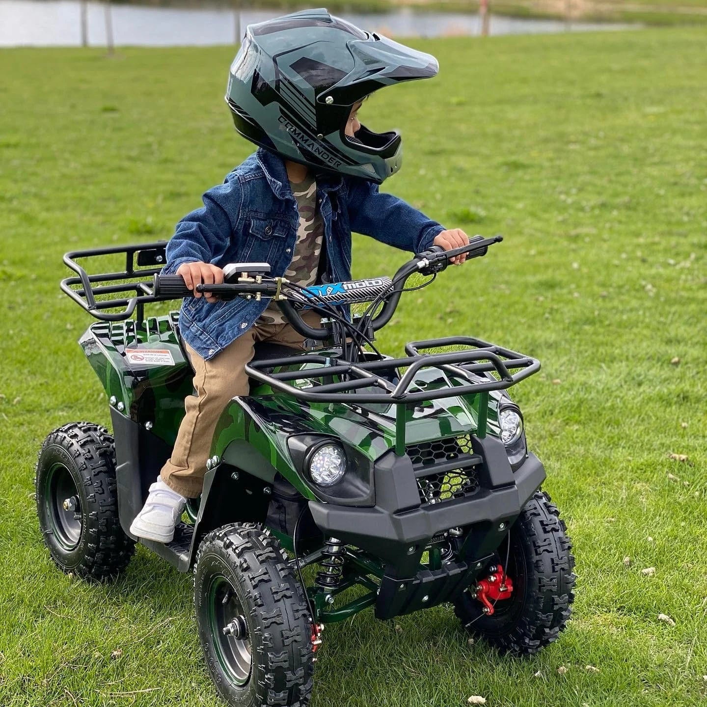 SYX MOTO 36V 800W Kids Mini Dirt Quad ATV Off Road 4 Wheelers Ride On Vehicle - TopRideElectric SYXMoto