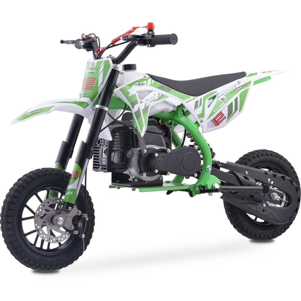 MotoTec Villain 52cc 2-Stroke Kids Gas Dirt Bike - TopRideElectric MotoTec