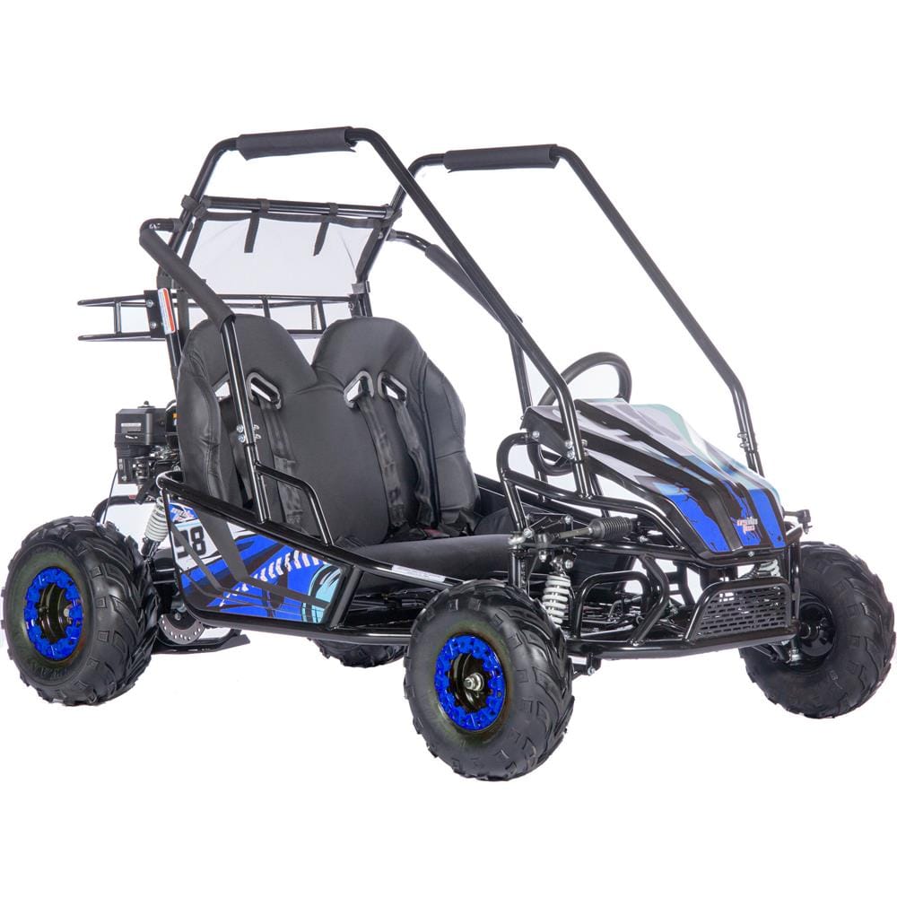 MotoTec Mud Monster XL 212cc 2 Seat Go Kart Full Suspension - TopRideElectric MotoTec