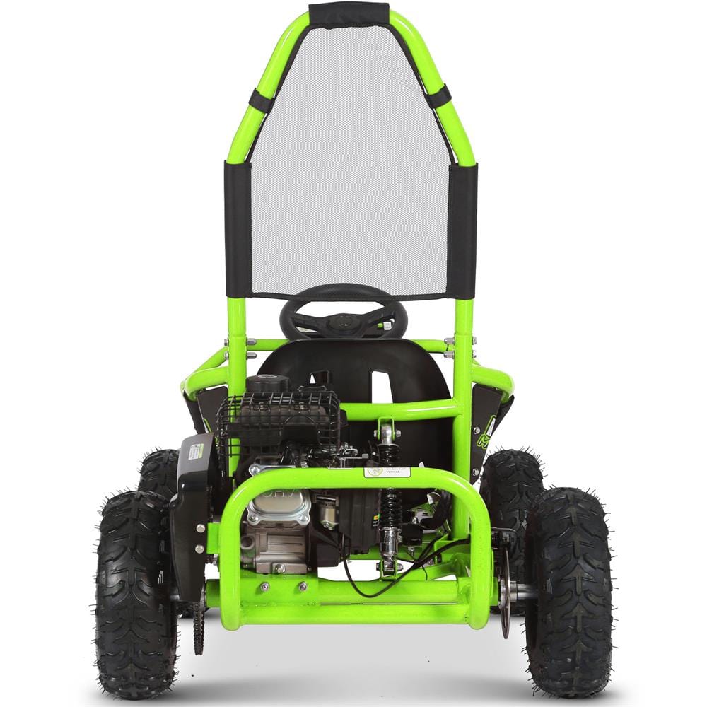 MotoTec Mud Monster Kids Gas Powered 98cc Go Kart Full Suspension - TopRideElectric MotoTec