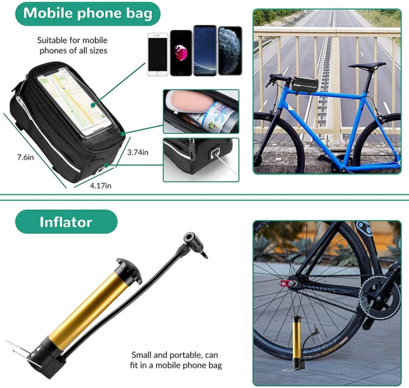 8 Pack Bicycle Accessories - TopRideElectric TopRideElectric Accessories