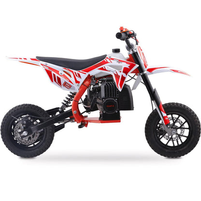 MotoTec Villain 52cc 2-Stroke Kids Gas Dirt Bike - TopRideElectric MotoTec
