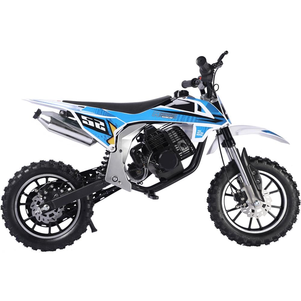 MotoTec Warrior 52cc Kids Dirt Bike - TopRideElectric MotoTec