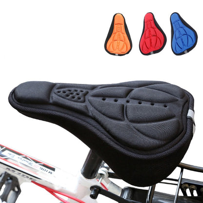 Mountain Bike 3D Saddle Cover Thick Breathable Super Soft Bicycle Seat Cushion