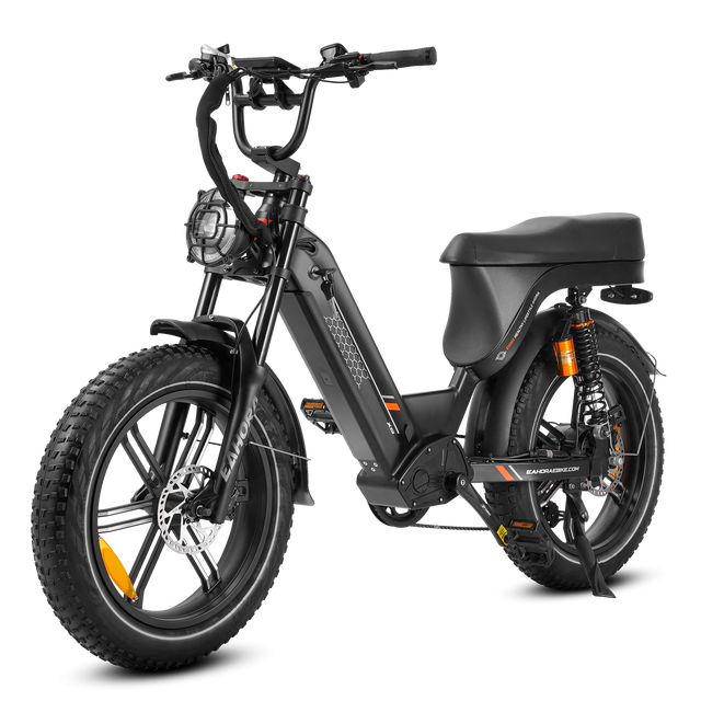 EAHORA X9 Black 750W Moped Style Electric Bike